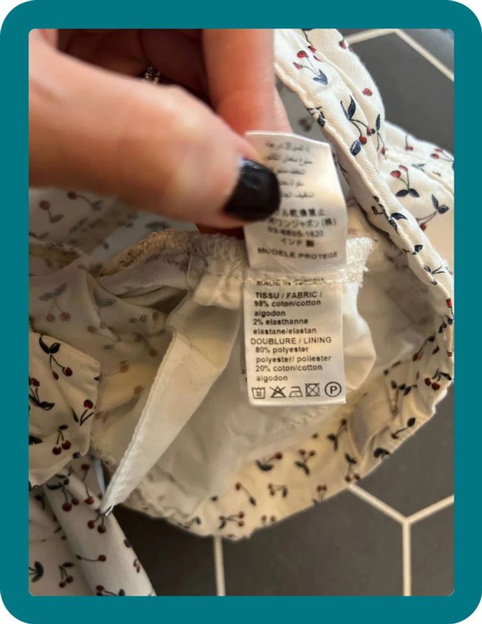 Pantalon court cerises 12 ans - Bonpoint - photo numéro 7