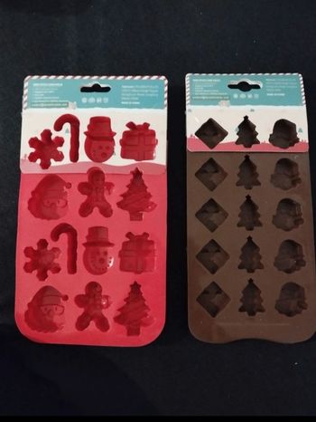 Moules silicone de Noël neufs