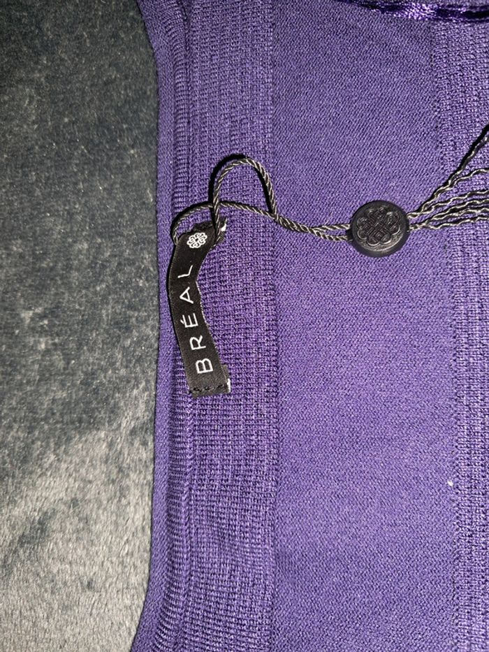 petit pull manches 3/4 à rayures Bréal - photo numéro 5