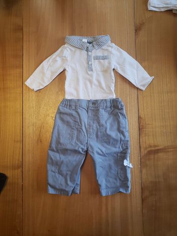 Ensemble body obaibi et pantalon disney 3 mois