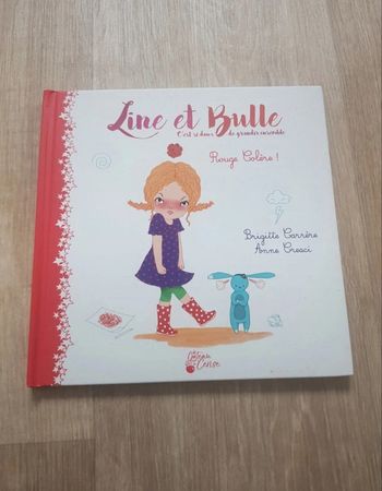 Livre Line et Bulle rouge colère