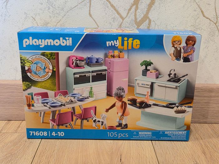 Playmobil my life 71608 cuisine avec îlot central neuf