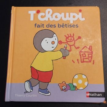 Livre enfant Nathan T'choupi fait des bêtises