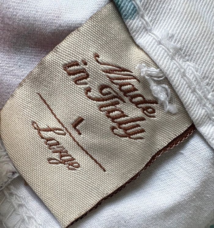 Pantalon d’été en toile Made in Italy Taille L - photo numéro 4
