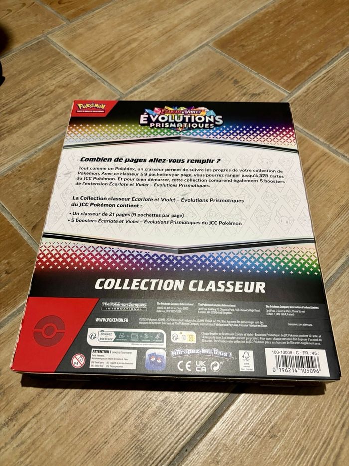 Classeurs Pokémon EV8.5 Évolutions Prismatiques - photo numéro 2