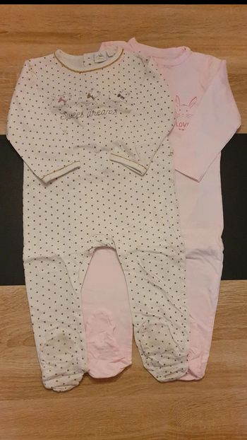 Lot de 2 pyjamas légers 24 mois et 92 cm