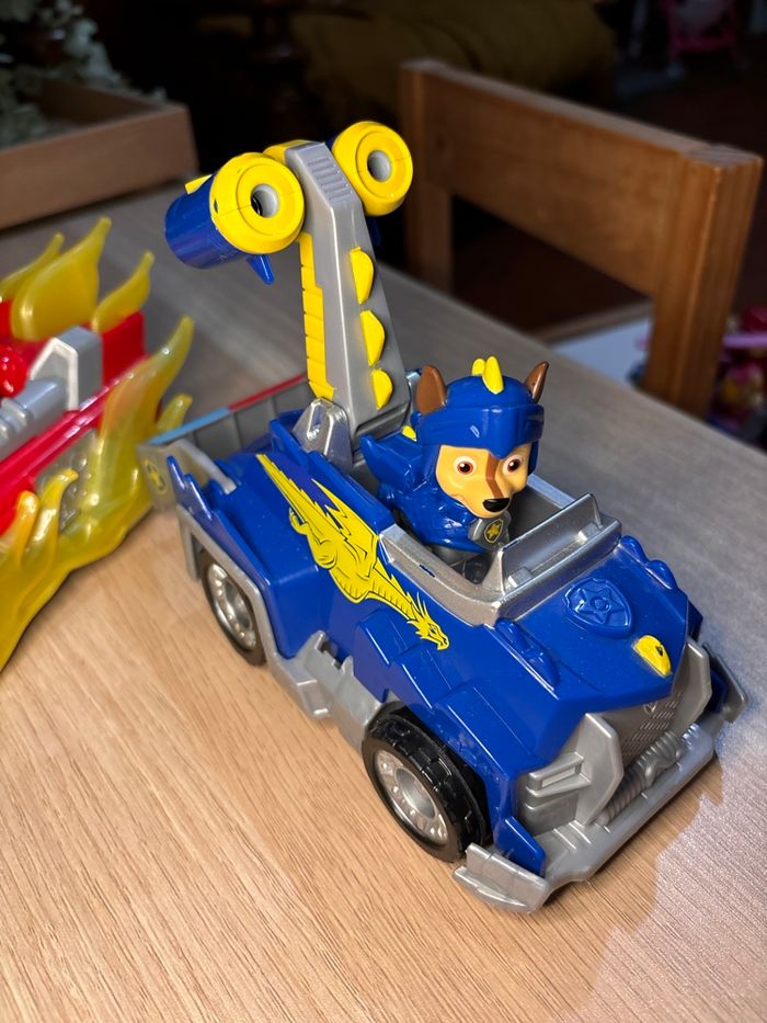 Lot 2 véhicules pat patrouille - figurines incluses - Chase et Marcus - mission spéciale - photo numéro 6