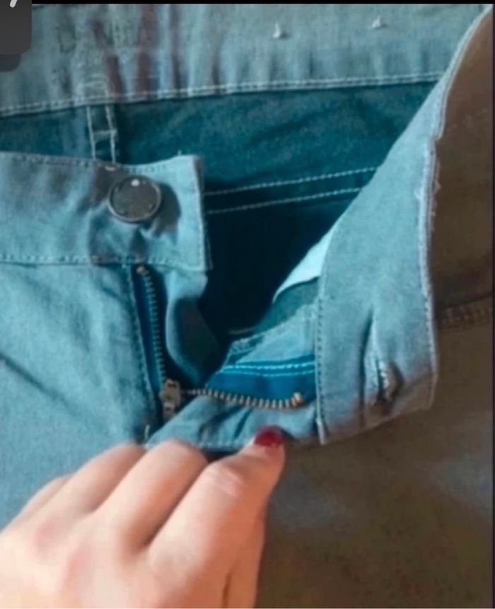 Jean skinny très bon état pour femme taille 36 couleur gris - photo numéro 7