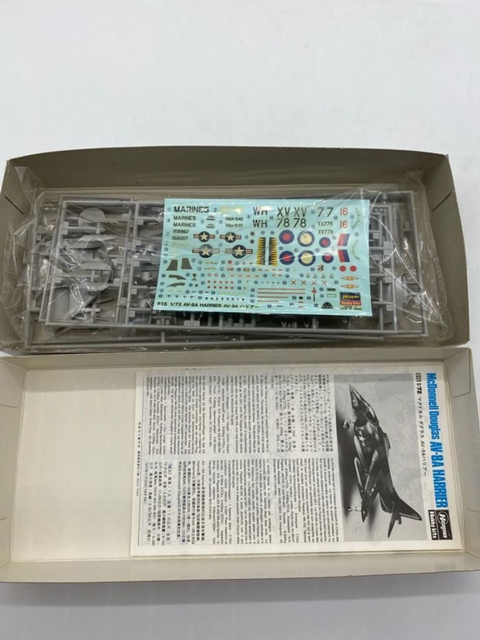 Maquette Hasegawa McDonnell Douglas Av-8A Harrier - photo numéro 2