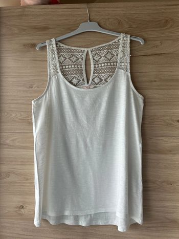 Débardeur blanc Camaïeu