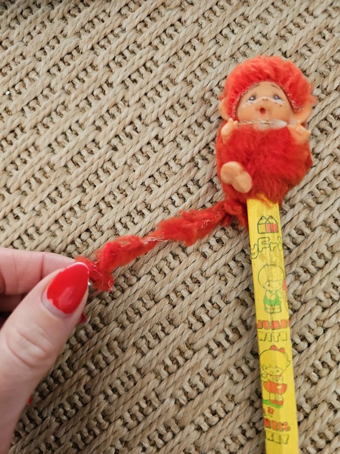 Crayon style monchhichi kiki vintage - photo numéro 9