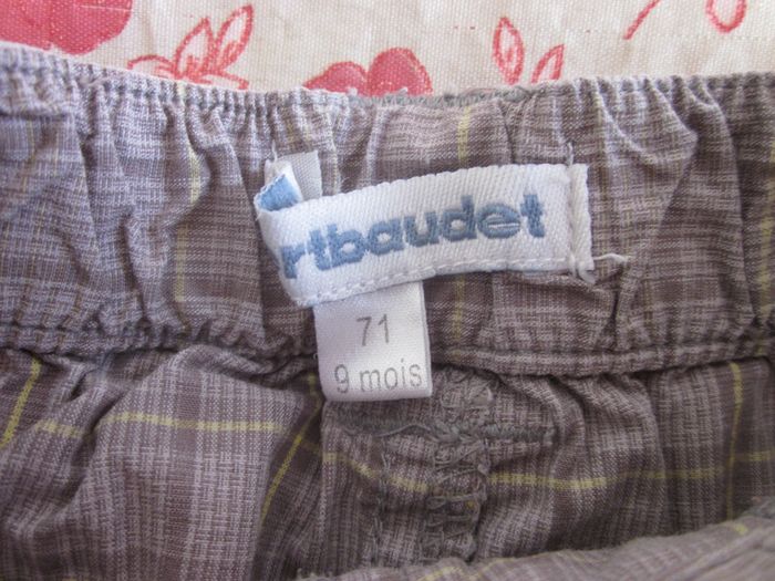 Bermuda toile à carreaux 9 mois - photo numéro 4