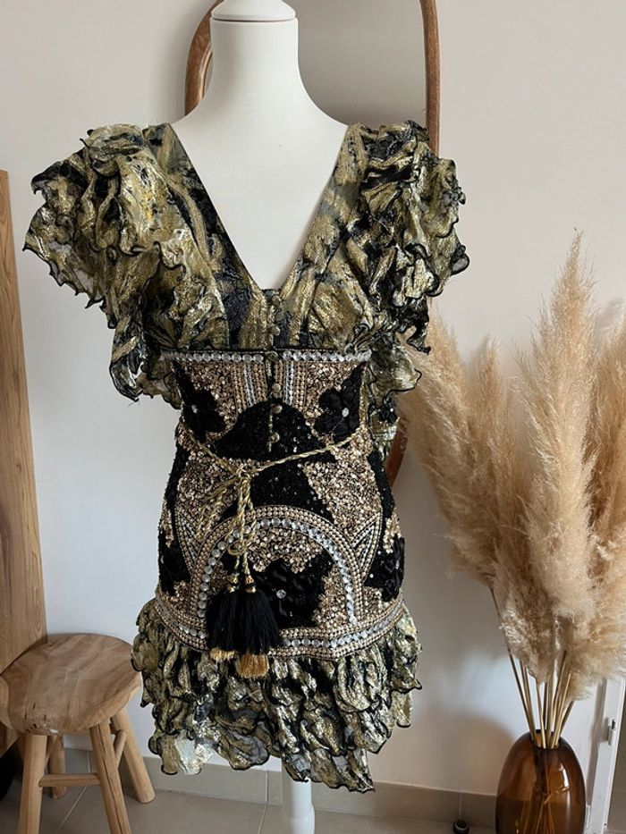 Robe noire et dorée Diamond for Eden - photo numéro 5