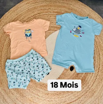 Ensemble et combinaison été 18 mois