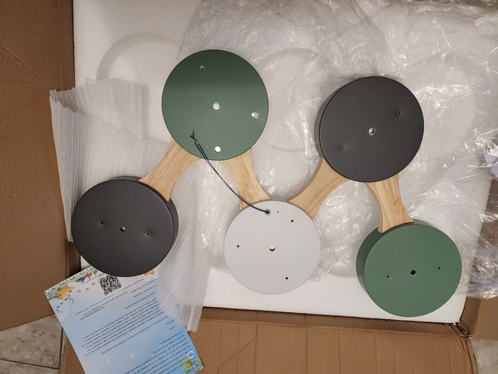 Plafonnier en bois - photo numéro 3