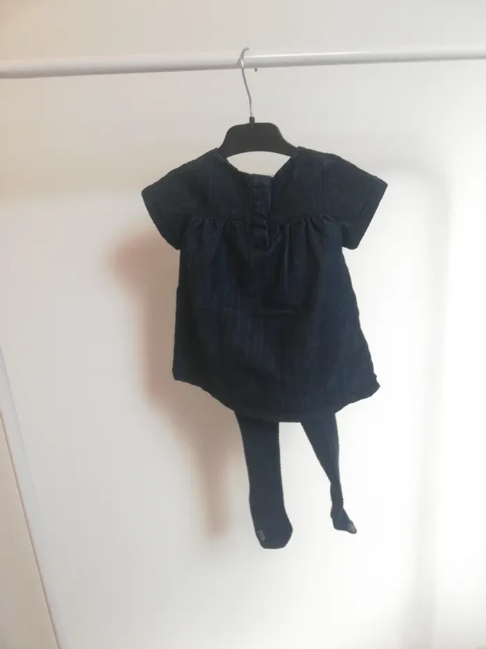 Robe et collant Orchestra 6 mois 67cm - photo numéro 2