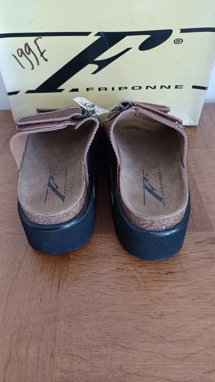 Mules compensées neuves Vintage 37 - photo numéro 3