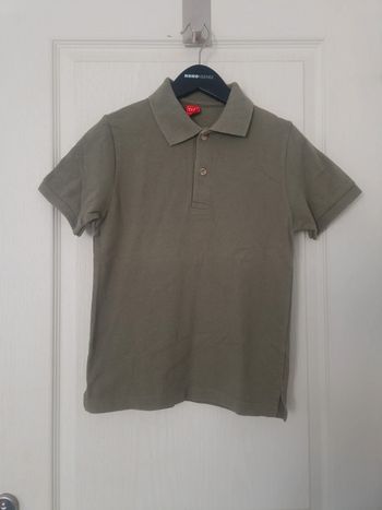 Polo kaki garçon 8 ans tex 100% coton