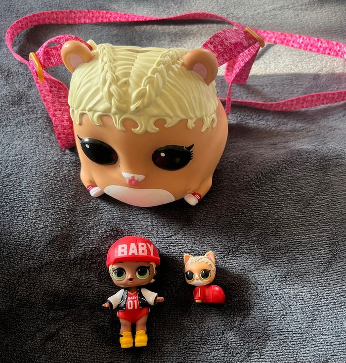 Lot Petite poupée Lol surprise + animal + tirelire + accessoires comme sur les photos - photo numéro 4