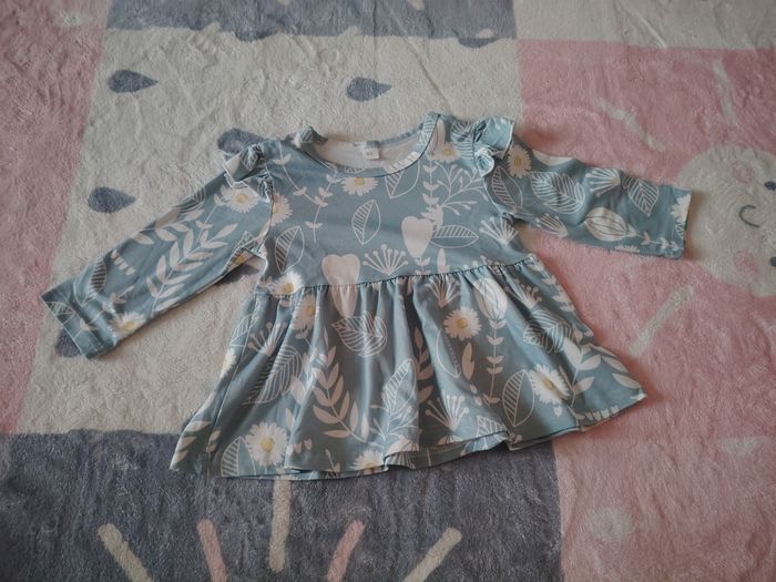 Tunique à fleurs fille