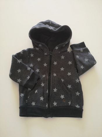 Gilet zippé a capuche petit bateau 12 mois