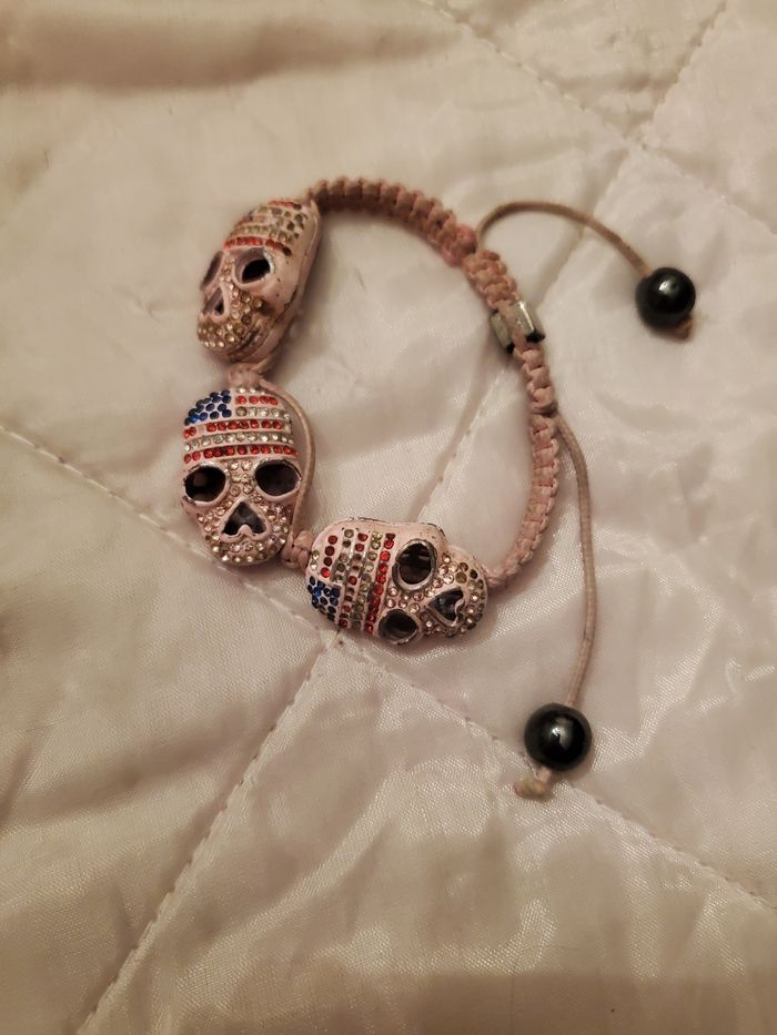 Bracelet tête de mort - photo numéro 3