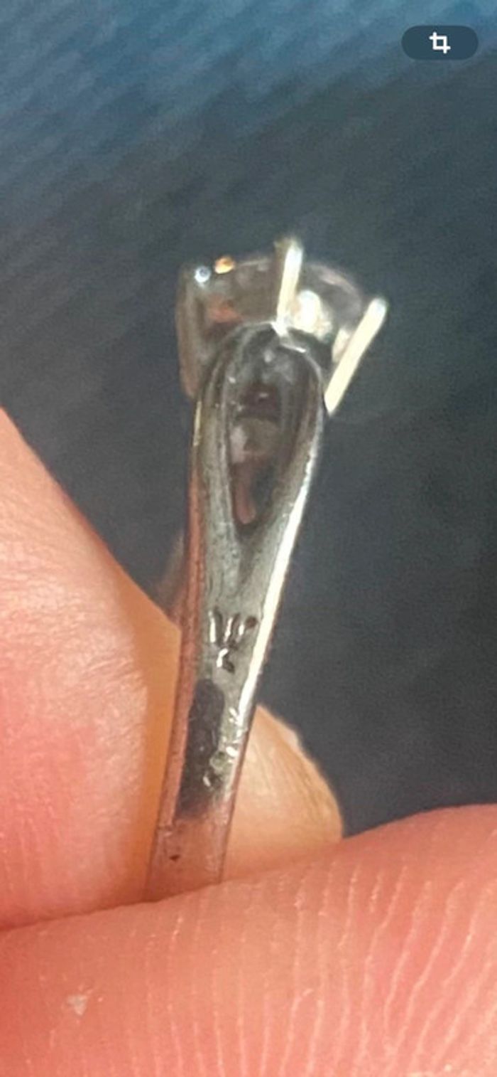 Bague en argent solitaire - photo numéro 7