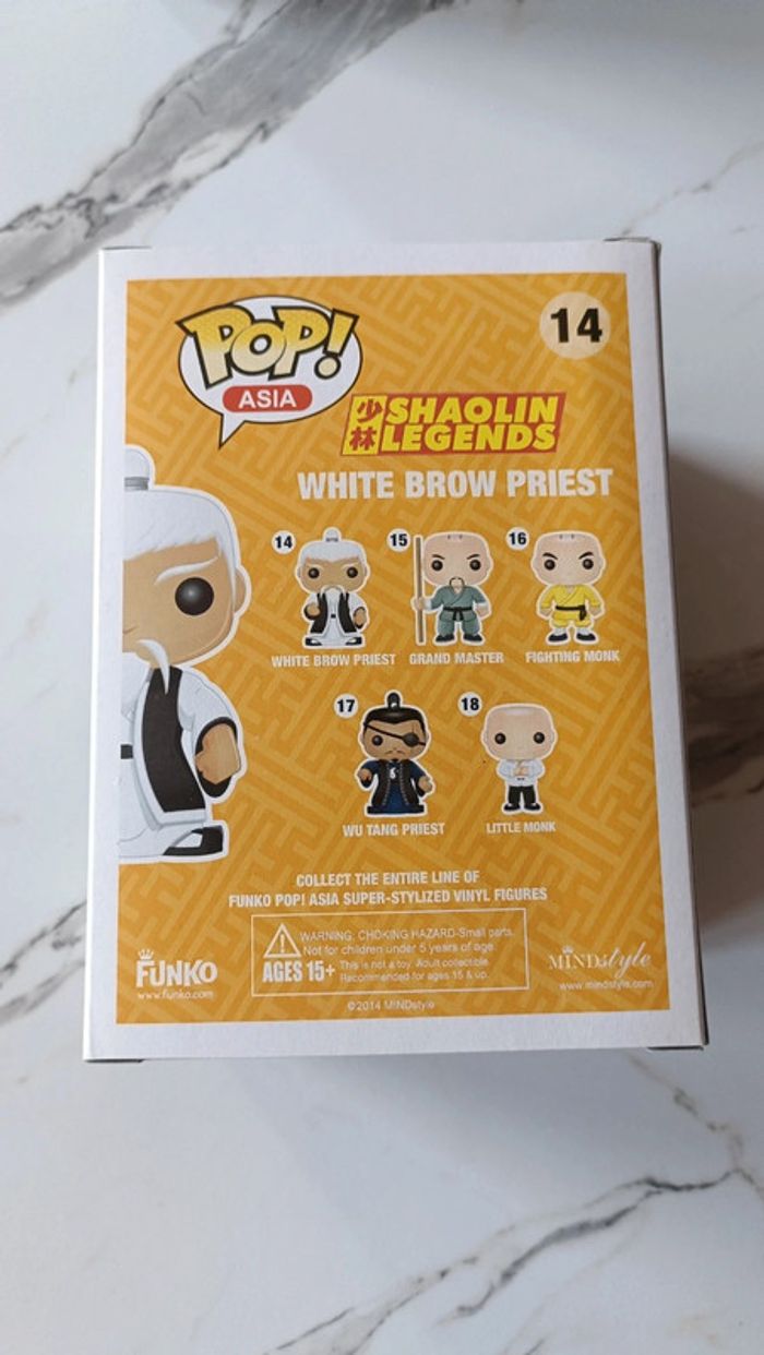 Funko pop Asia White Brow Priest 14 - photo numéro 2