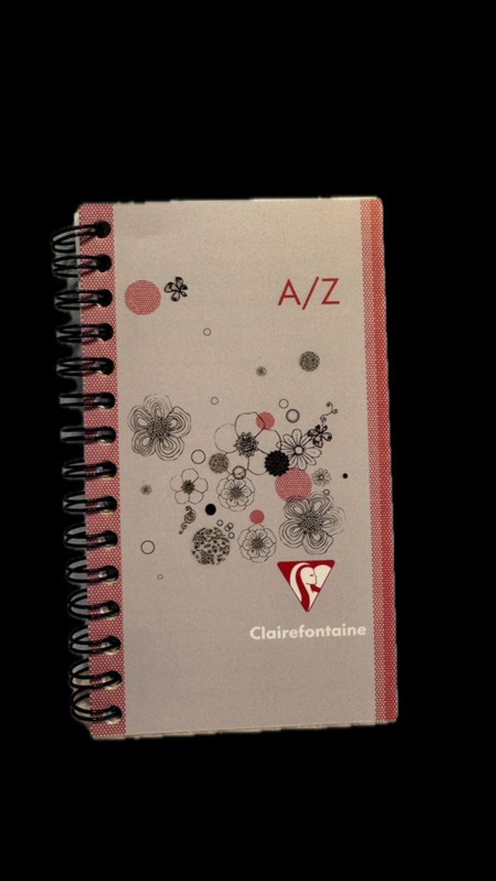 Répertoire spirale Clairefontaine, 7,5 cm x 13 cm