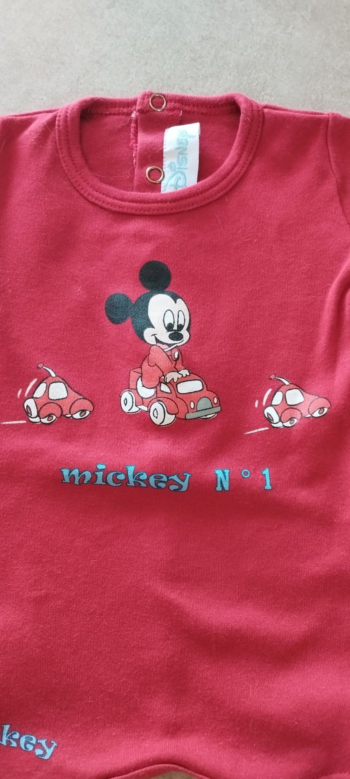 Combi été garçon 1 mois Disney Mickey - photo numéro 2