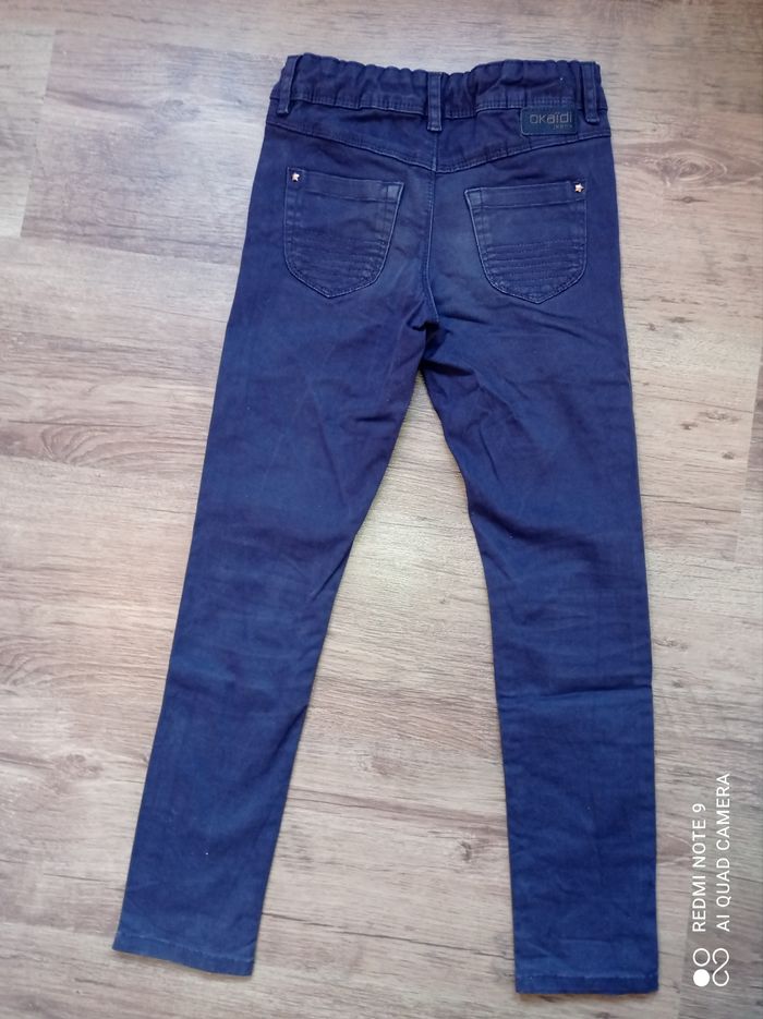 Jean fille skinny violet, Okaïdi, taille 8 ans - photo numéro 2