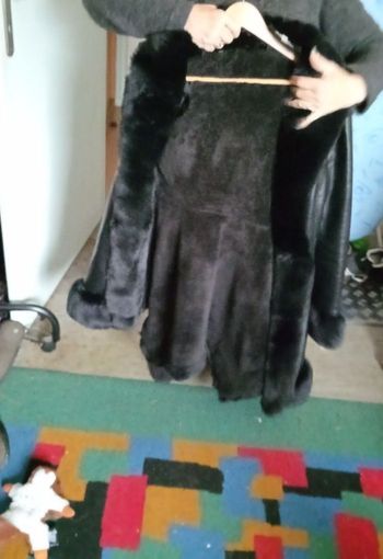 Manteau fausse fourrure 