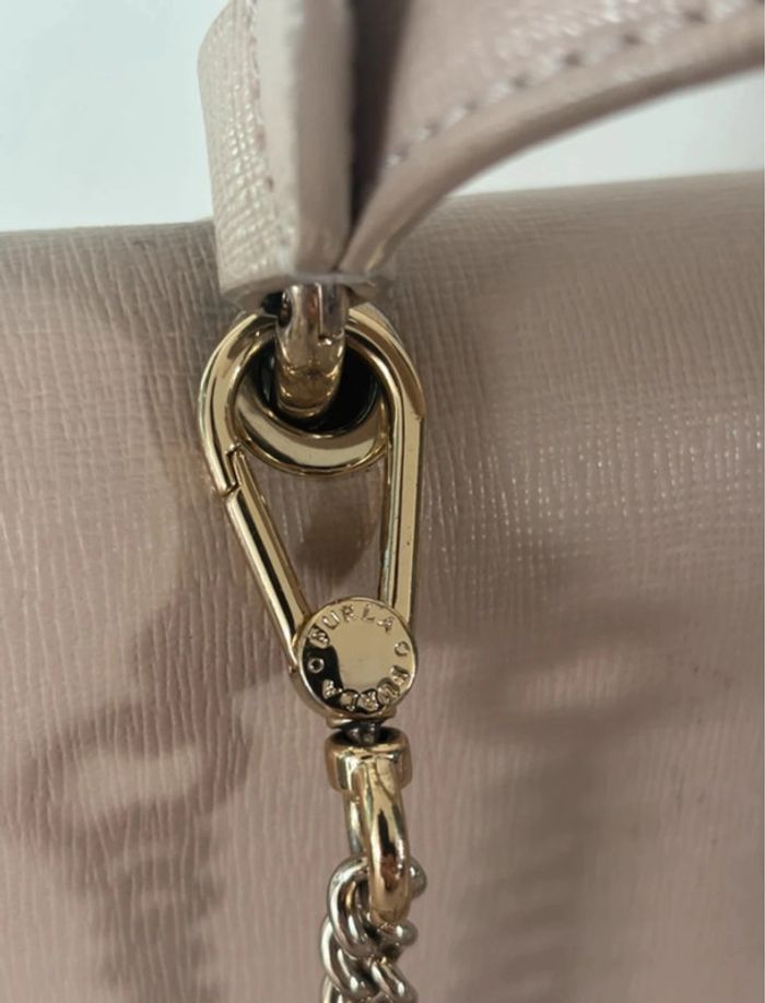 Ensemble sac à main bandoulière et porte monnaie Furla nude - photo numéro 7