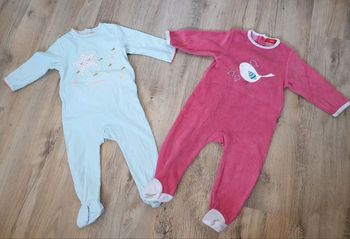 Lot 2 pyjamas 18 mois fille hiver