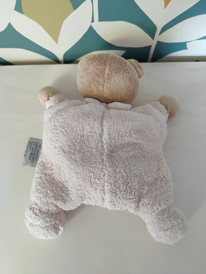 Doudou semi plat ourson nounours ours nattou - photo numéro 2