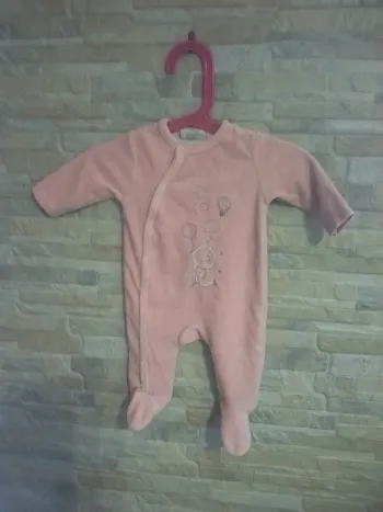 Pyjama velours Mes petits cailloux 1M