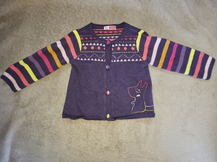 Gilet fille 12 mois Dpam - photo numéro 2