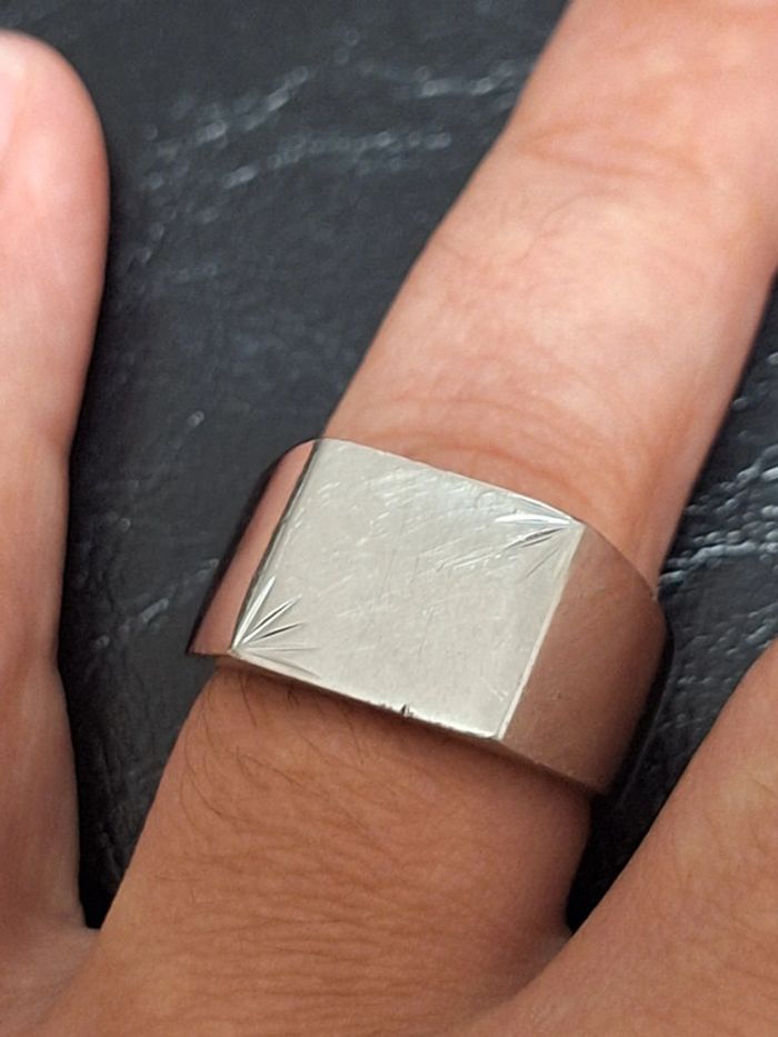 💍 Bague argentée géométrique 💍 - photo numéro 4