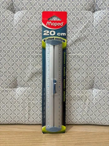 Règle Double-Décimètre "Aluminium" 20cm
