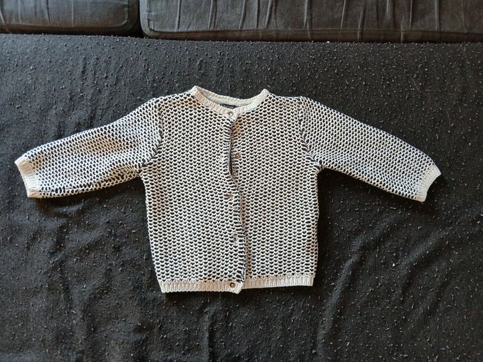 Ensemble pantalon/gilet 18 mois fille - photo numéro 3