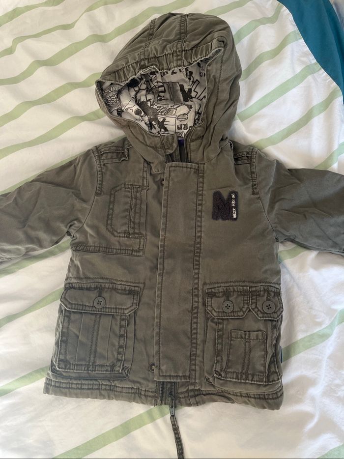 Manteau doublé  hiver 6-9mois garçon Mexx