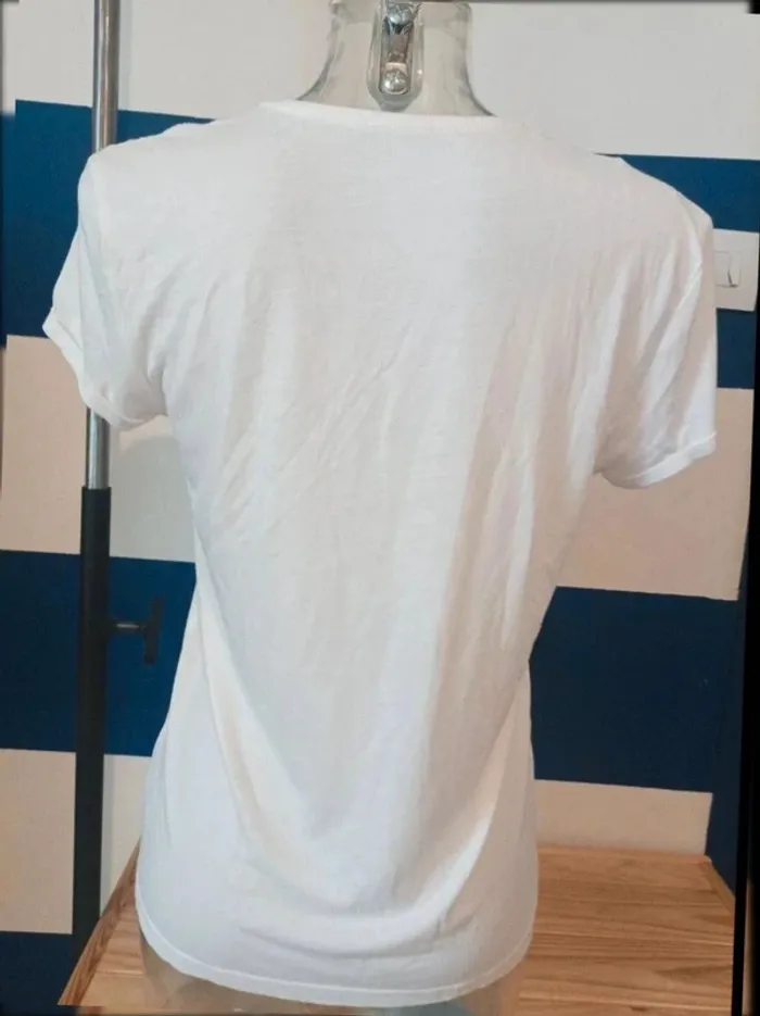 Tee-shirt manches courtes IKKS femme taille 38 - photo numéro 3