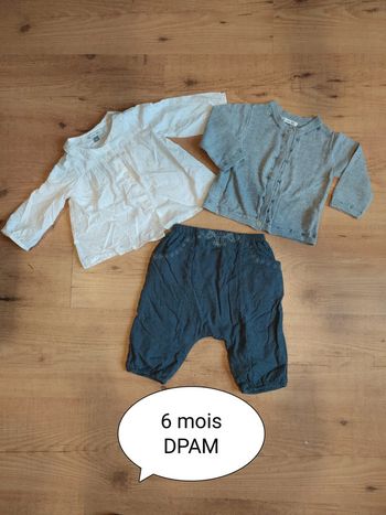 Ensemble fille 6 mois du pareil au même