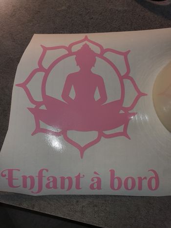 Stickers voiture bouddha