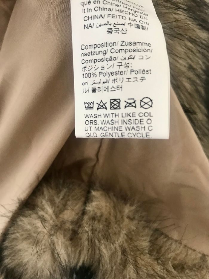 Manteau Fausse Fourrure Doux et Chaud - Taille M - photo numéro 6