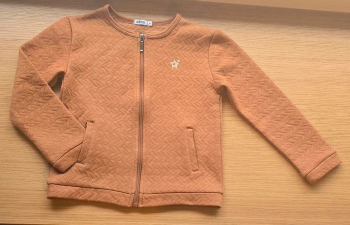 Gilet sweat fils dorés 8 ans