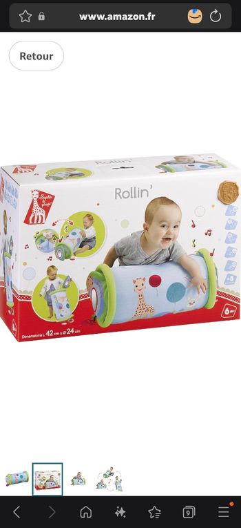 Traversin d'activités jouet d'éveil 