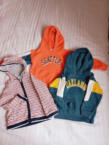 3 sweats chauds