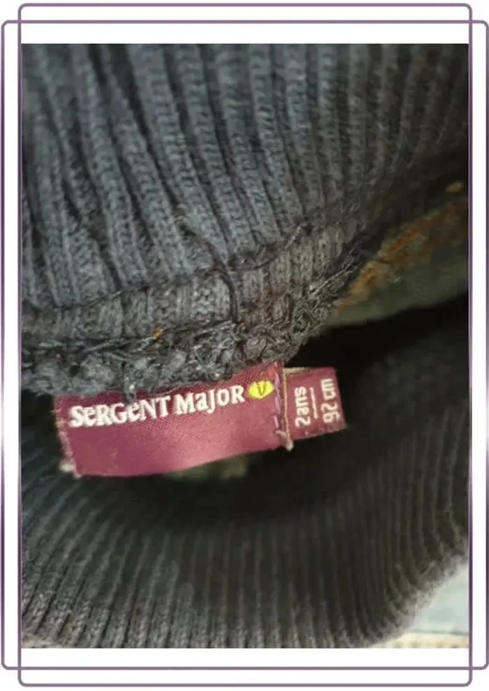 Pantalon sergent major 2 ans 92cm, très bon état - photo numéro 3