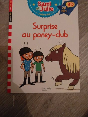 Sami et julie  surprise au poney club